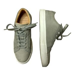 Greats Sneakers Womens 7.5/8 EU 38 Brooklyn Grey Leather Low Top Lace Up Royale
